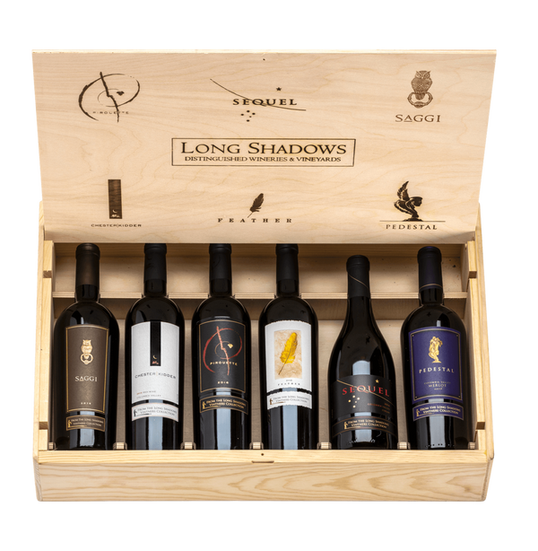 Long Shadows Vintners Collection 6 Bottle Wood Box Set
