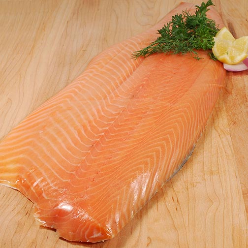 Foleys  Premium Smoked King Salmon (Order by the ounce)