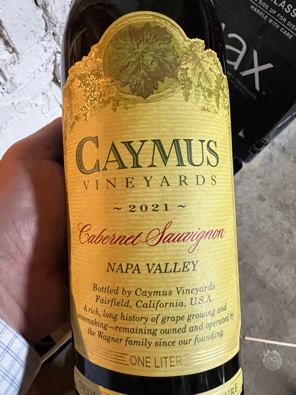2021 Caymus Cabernet Sauvignon Liter bottle